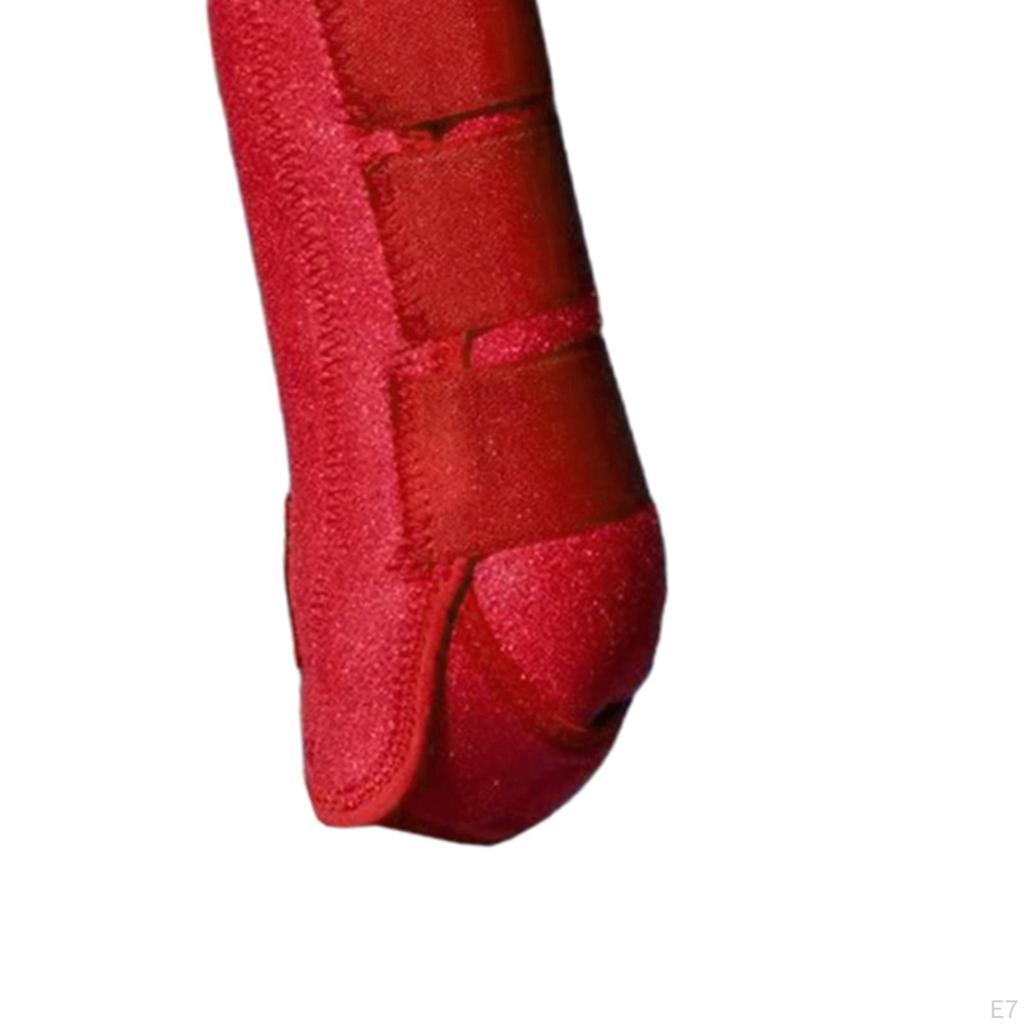 4 Pieces Horse Boots Leg Covers Reusable Breathable Durable Adjustable Wraps Set Guard for