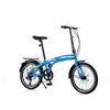 Tusheng 20" Folding Commuter Bike: Portable Adult Mountain Bike with Dual Disc Brakes