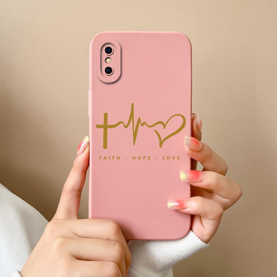 

Чехол для iPhone X XR XS Max Сердце Мягкий Жидкий Силикон Защита Камеры Задняя Крышка Для Apple iPhoneX X R XSMax Funda Для Девочек iPhone XS Max