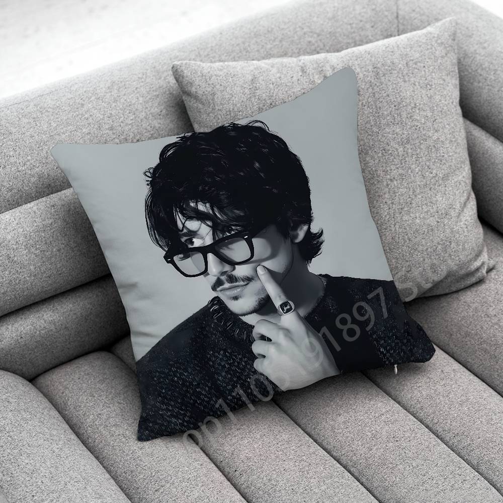 Throw Pillow Case For 30cm 40cm 45*45cm 50cm 55cm Square Sofa Pillowcase Shell M-Milo Manheim America Actor