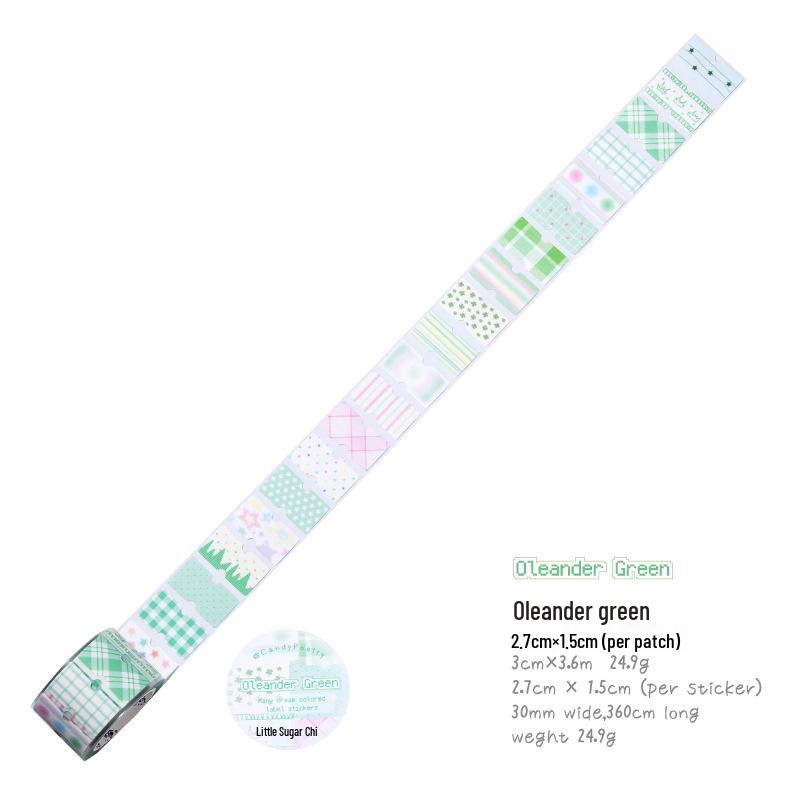 Glitter Sand Label Tape & Sticker Series for DIY Journal Decoration