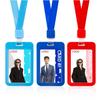Card Door Card Lanyard Card Holder Simple Card Case Horizontal Card Protector Vertical Card Cover