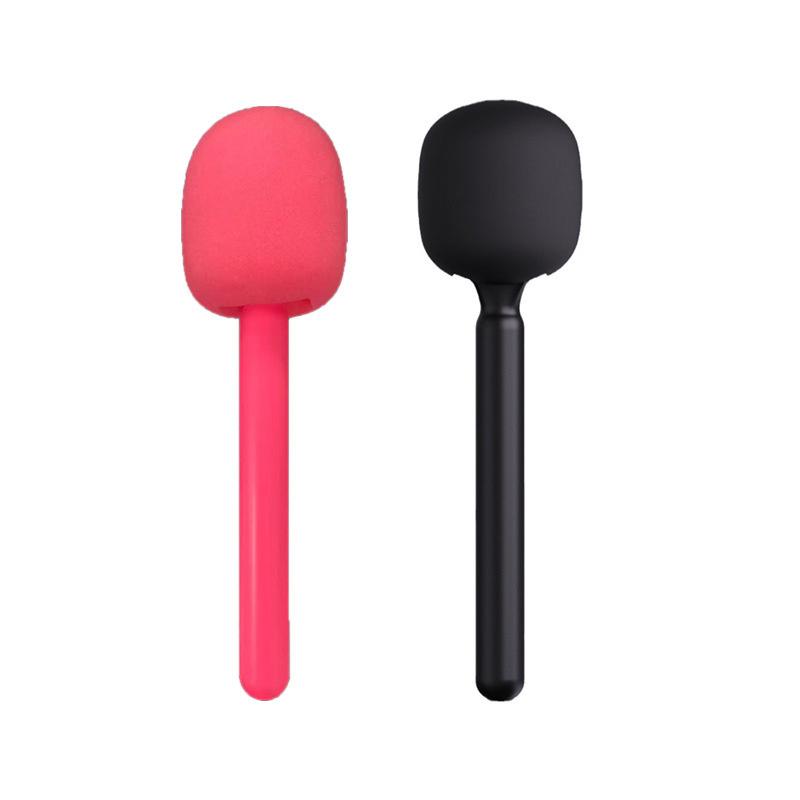 Handheld Wireless Microphone Adapter Holder For Interview With Silent Foam For Rode Wireless Go Ii For Dji Mic 1 2 For Synco G1