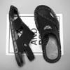 Fashion Rubber Slippers for Men Beach Hole Sandals Man Flat Casual Adult 2025 Fashion Comfortable Elegant Summer Sale Shoes