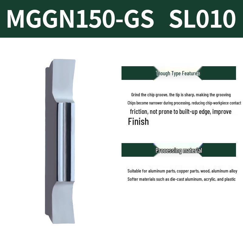 CNC Grooving Blade MGMN300/400-M for Stainless Steel, Ceramic, Aluminum Lathe Parting Tool Inserts
