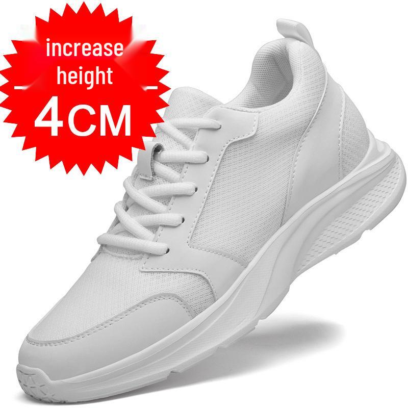 Men's Invisible Height-Increasing Shoes: 6cm, 8cm, 10cm Options - Trendy, Breathable, Thick-Soled Summer Sports Sneakers
