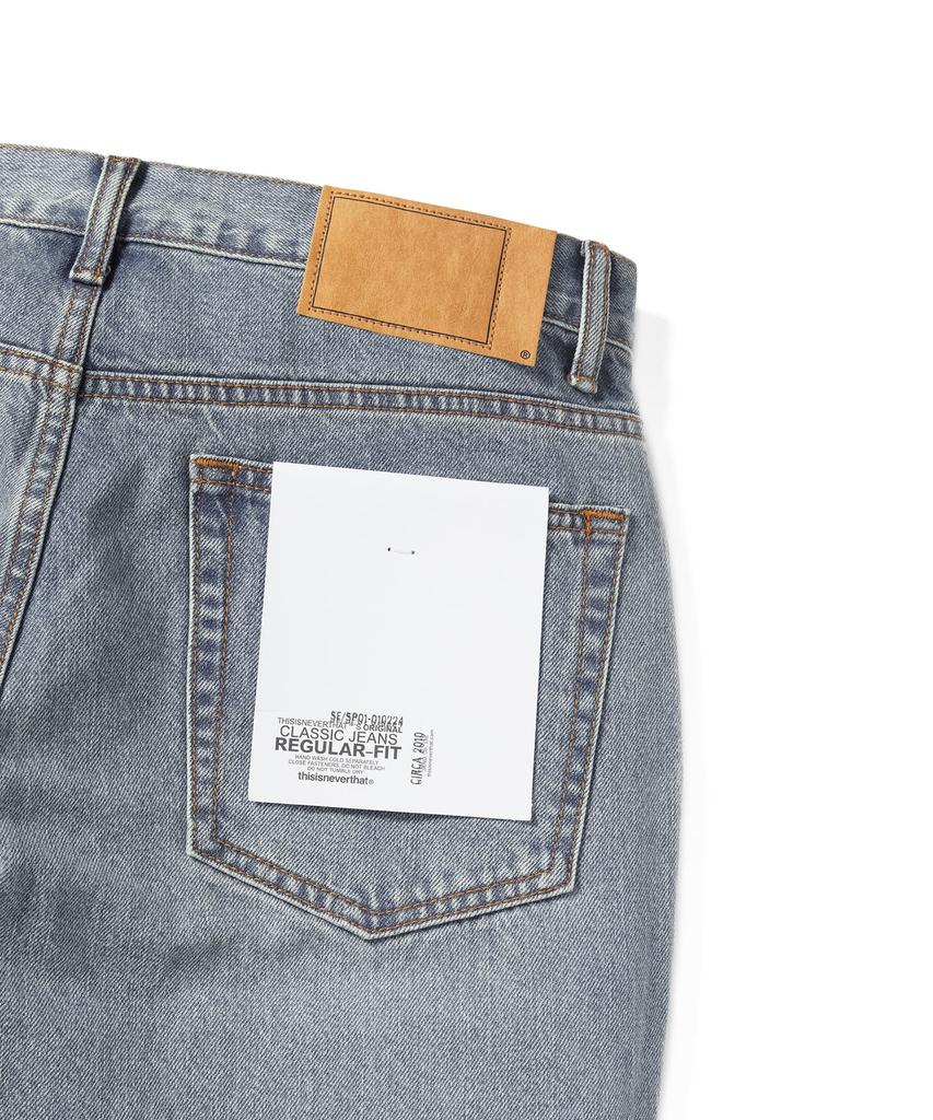 THISISNEVERTHAT Regular Jeans Washed Blue