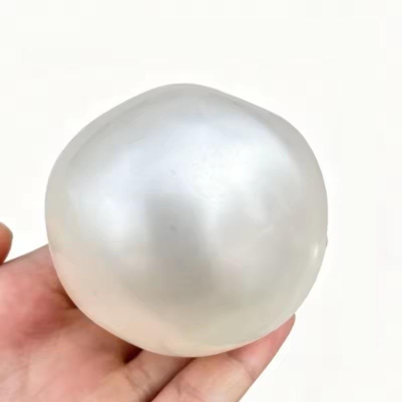 6Cm Moldable Squishy Pearl Coconut Oil Squeeze Toy Moldable Stress Ball Squishy Toy Slow Rising Decompression Sensory Toy