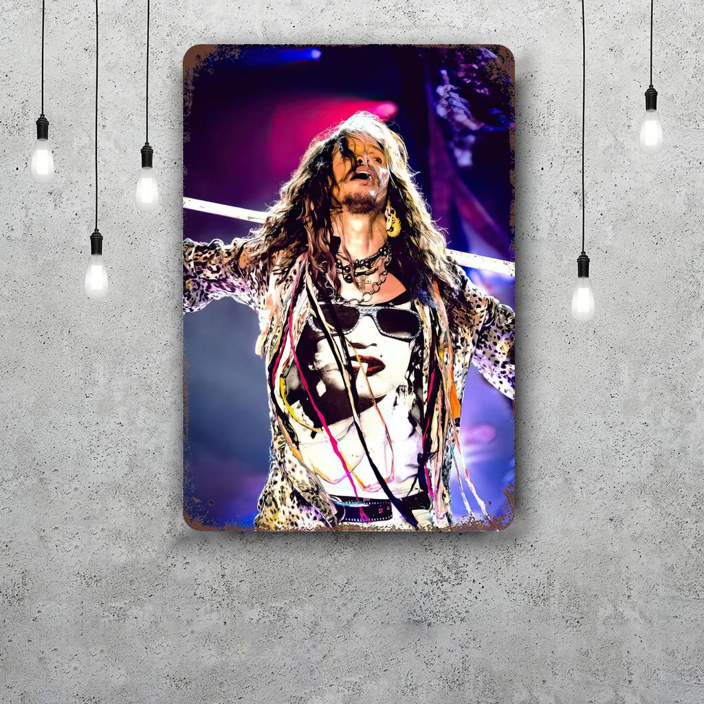 Steven Tyler Funny Bar Metal Sign Retro Plaque Vintage Sign Alcohol Drinker Pub Club Man Cave Kitchen Wall Decoration