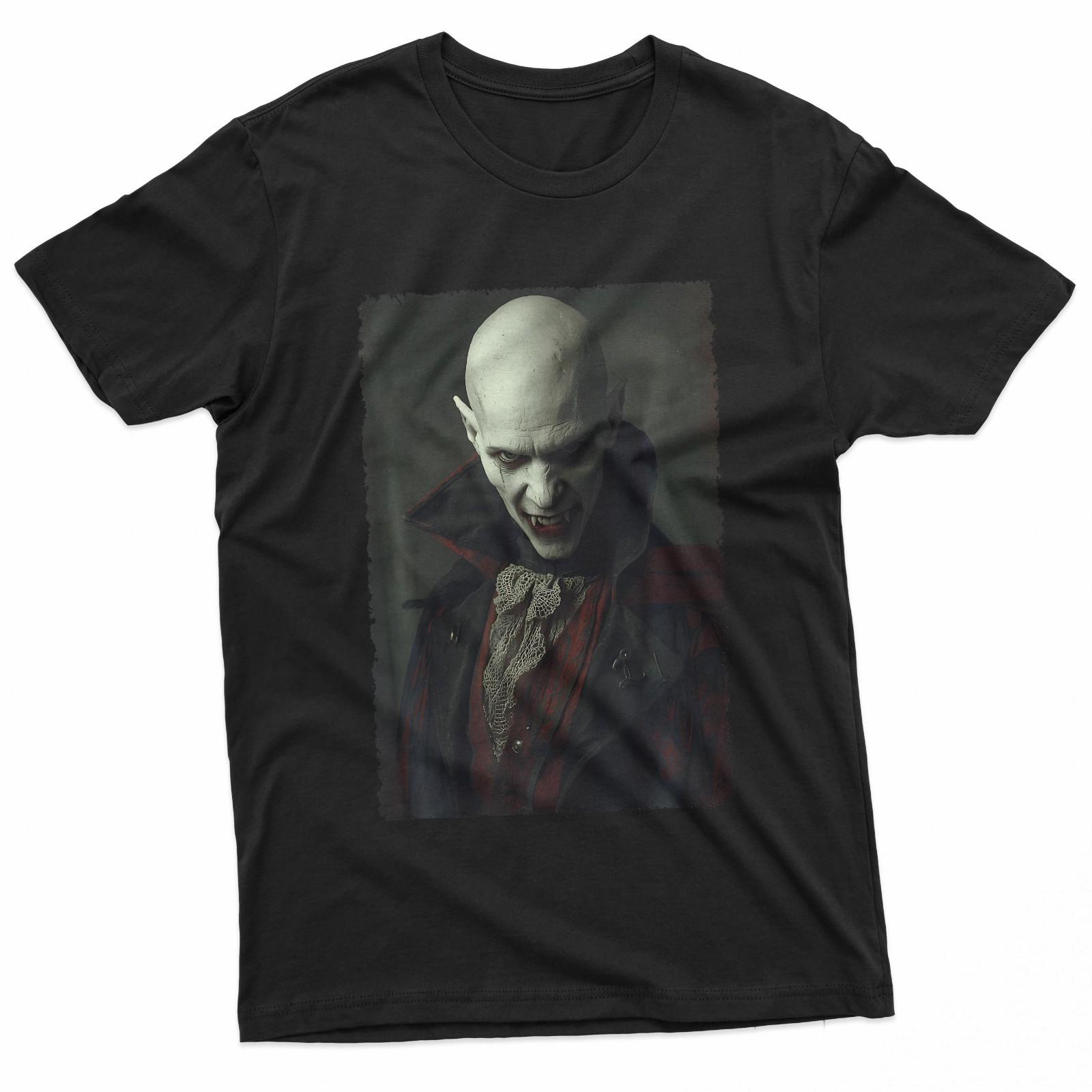 Gothic Vintage Vampire Horror Portrait T-Shirt S разноцветный