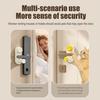 Door Stopper Additional Privacy Home Security Baby Proof Door Stop Home Hotel Apartment Dormitory Traveling Safety Adhesive Anti-Theft Stop