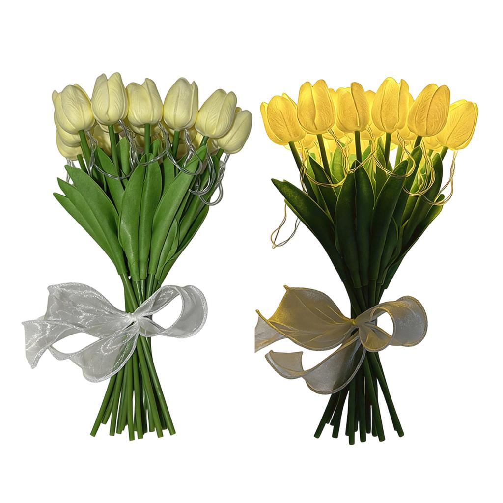 5pcs Night Light, Artificial Flower Ambient Light, Diy Ornament, Suitable For Home Decoration.