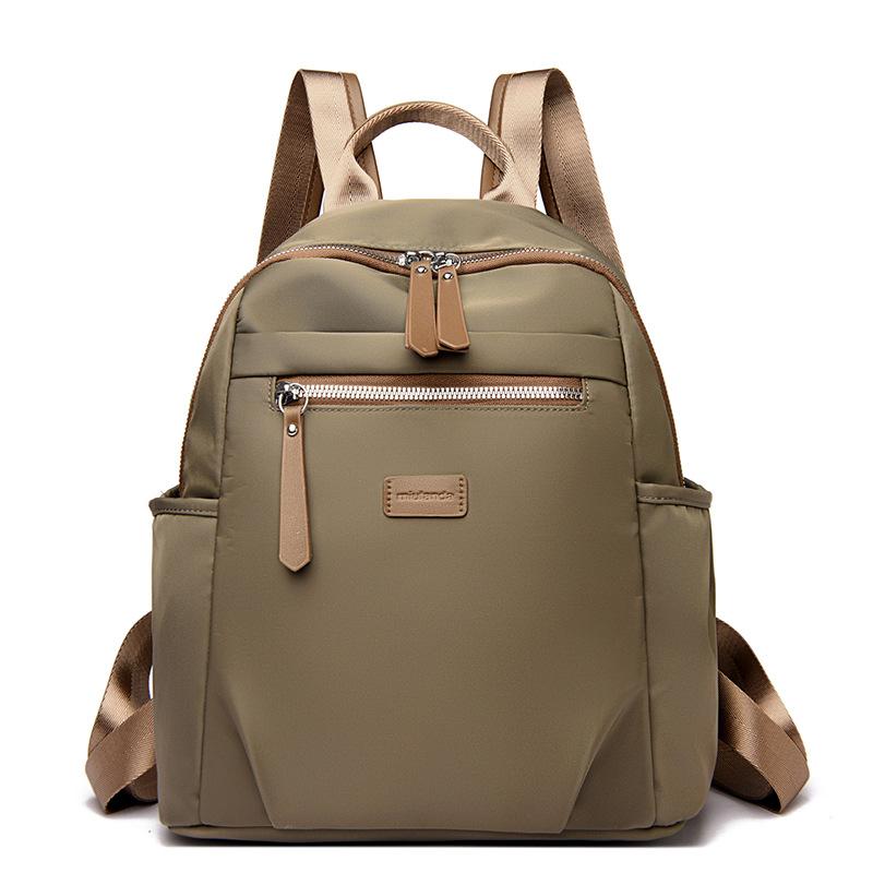 Schoolbag Oxford cloth backpack women's canvas travel bag women's bag travel can be labeled one piece