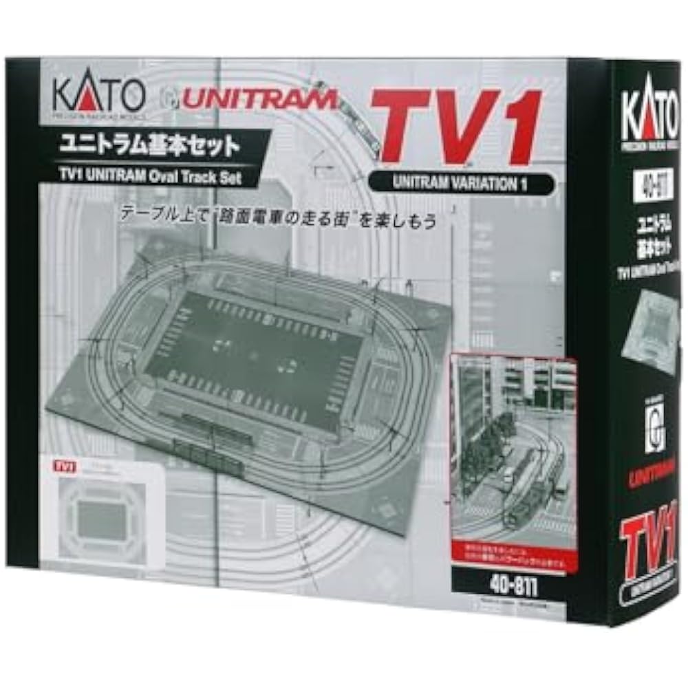 KATO N gauge TV1 Unitram basic set 40-811 model train rail set