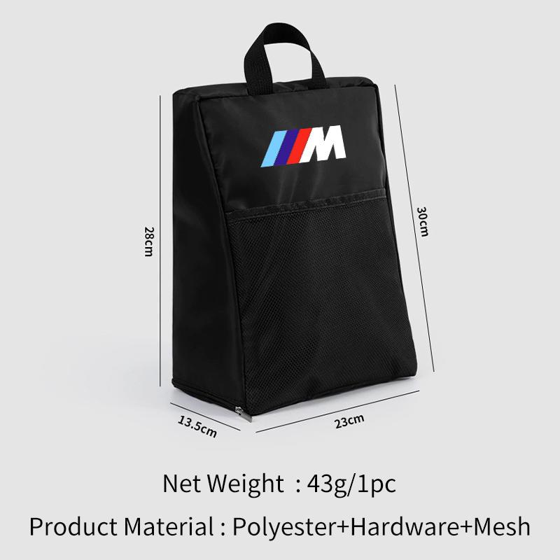 2025 Gorąca Naklejka Samochodowa Organizer na Trampki Przenośna Torba do Przechowywania Butów z Tkaniny Oxford Akcesoria Podróżne Do BMW E46 E90 E60 F10 E39 F30 E