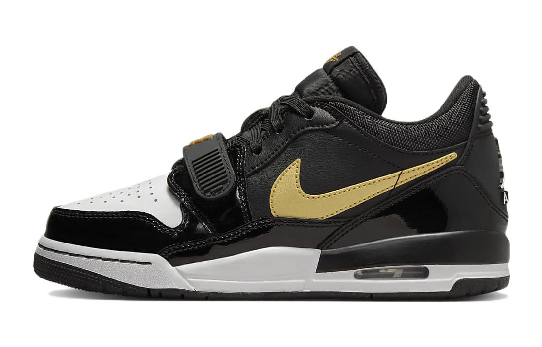 

Jordan Legacy 312 Low Black Metallic Gold GS CD9054-071 38.5
