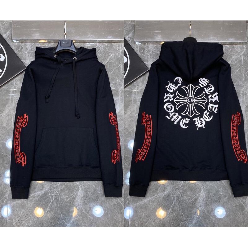 2025 Chrome Heart Hoodie: Casual Loose-Fit Zip-Up for Men & Women
