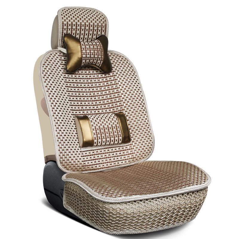 

Летняя подушка на сиденье автомобиля из ледяного шелка 2024 - Универсальный, дышащий, всесезонный чехол