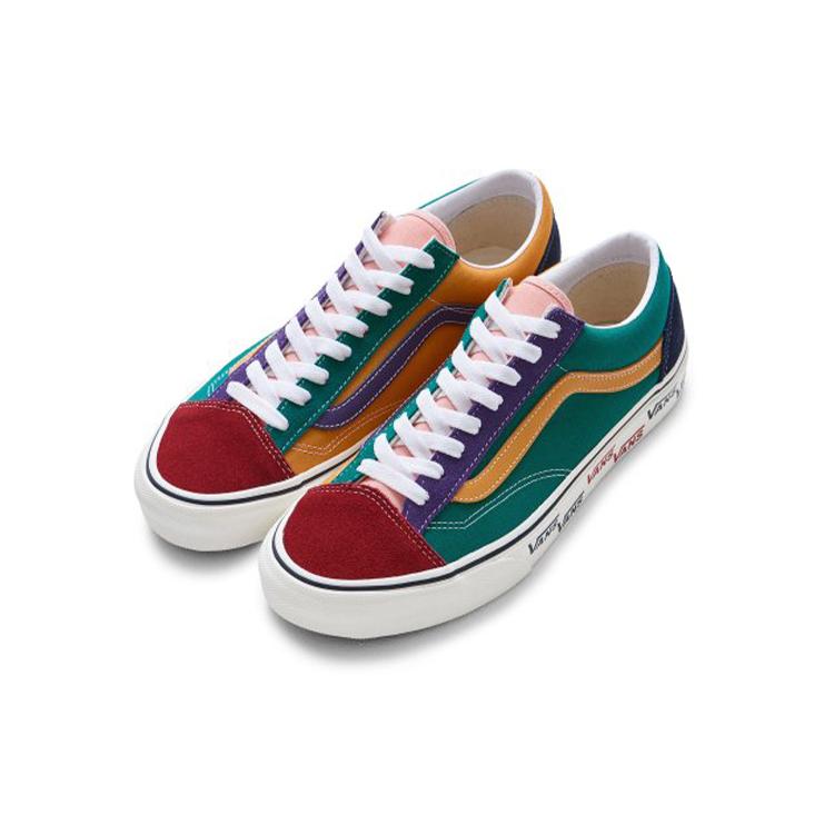 Vans Style 36 Red / Blue / Green (Unisex) Skateboard Shoes VN0A54F66T6