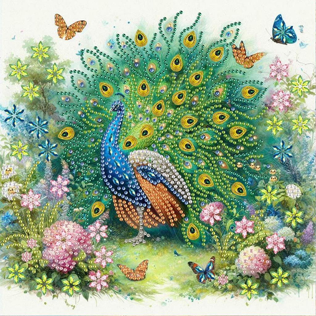 5D DIY Partial Special Shaped Drill Diamond Painting Kit Decoration 30x30cm