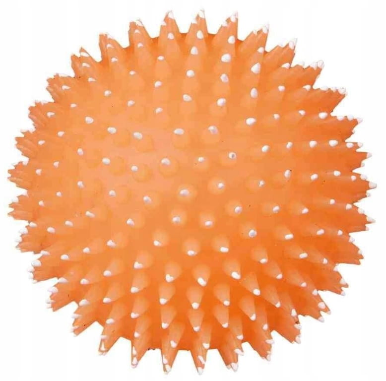 Trixie Soft Ball for Dogs with Spikes Fluorescent