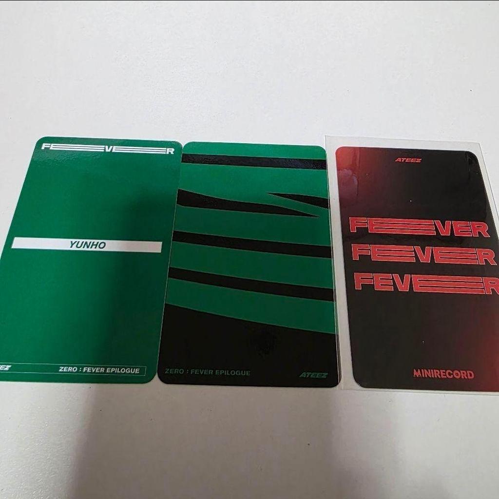 [USED] ATEEZ ZERO: FEVER EPILOGUE Yunho with bonus trading card