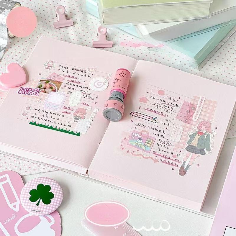 Ins-style Colorful Brick Notebook  Thickened Student Notebook  High Appearance Level Hand-held Notebook for Girls