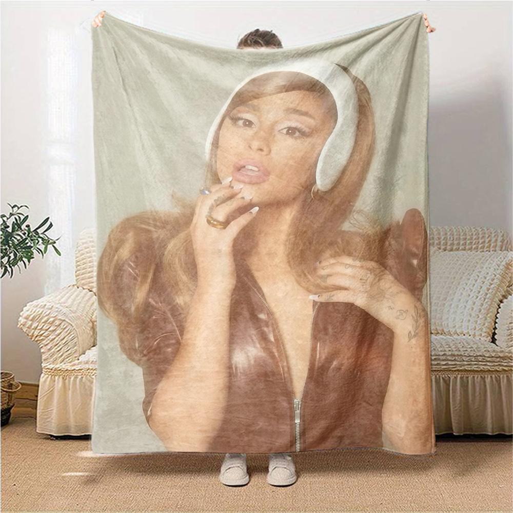 Fashionable Headphones Style Blanket Soft Throw Blanket For Home Bedroom Bed Sofa Travel Office Solid Christmas Blanket