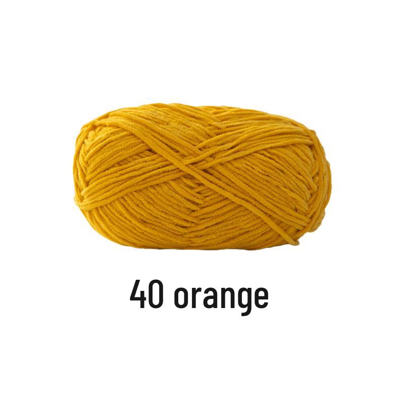 Xuefeier Chenille Gold Velvet Hand-Knitted Bag Doll Yarn Kit