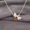 Citrine Gemstone 925 Sterling Silver Jewelry Zircon Pendant 0.50" Gift For Her CZP-12-3