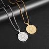 Stainless Steel Lighting Party Necklace Demons Eye Lighting Party Coins Medal Pendant Necklace Jewelry