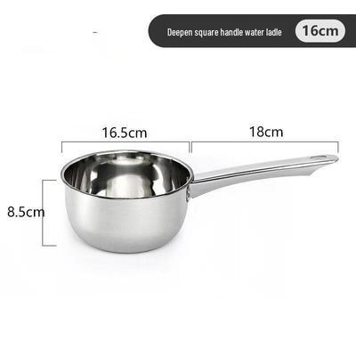Gureide Stainless Steel Deepened Kitchen Ladle