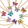 10pcs Y2K Butterfly Pendant Necklaces, Minimalist Elegant Unisex Design, Ideal for Daily Wear, Parties and Gifting.