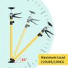Labor-Saving Telescopic Steel Support Rod Cabinet Jacks Drywall Construction Tool Extensible Hand Lifting Jack Tool