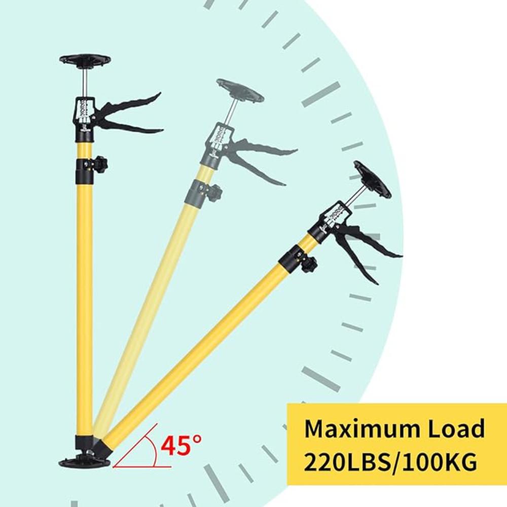 Labor-Saving Telescopic Steel Support Rod Cabinet Jacks Drywall Construction Tool Extensible Hand Lifting Jack Tool