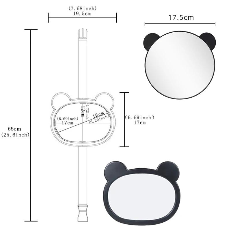 Baby Universal Car Mirror Safe Car Seat Mirror Rear Facing Seat Mirror Adjustable Wide Clear View Shatterproof Car Kids Monitor