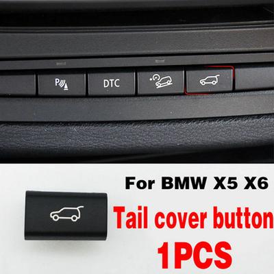 Heckklappenschalter-Knopfabdeckung 1 Stück Zubehör für BMW X5 E70 X6 E71 LB