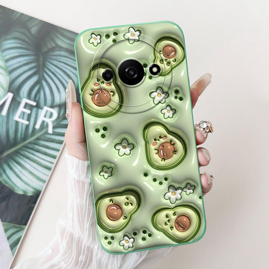 For Xiaomi Redmi A3 Case Luxury Candy Painted Cover Shockproof Phone Cases For Xiaomi Redmi A3 RedmiA3 Soft Fundas 6.71'' Bumper