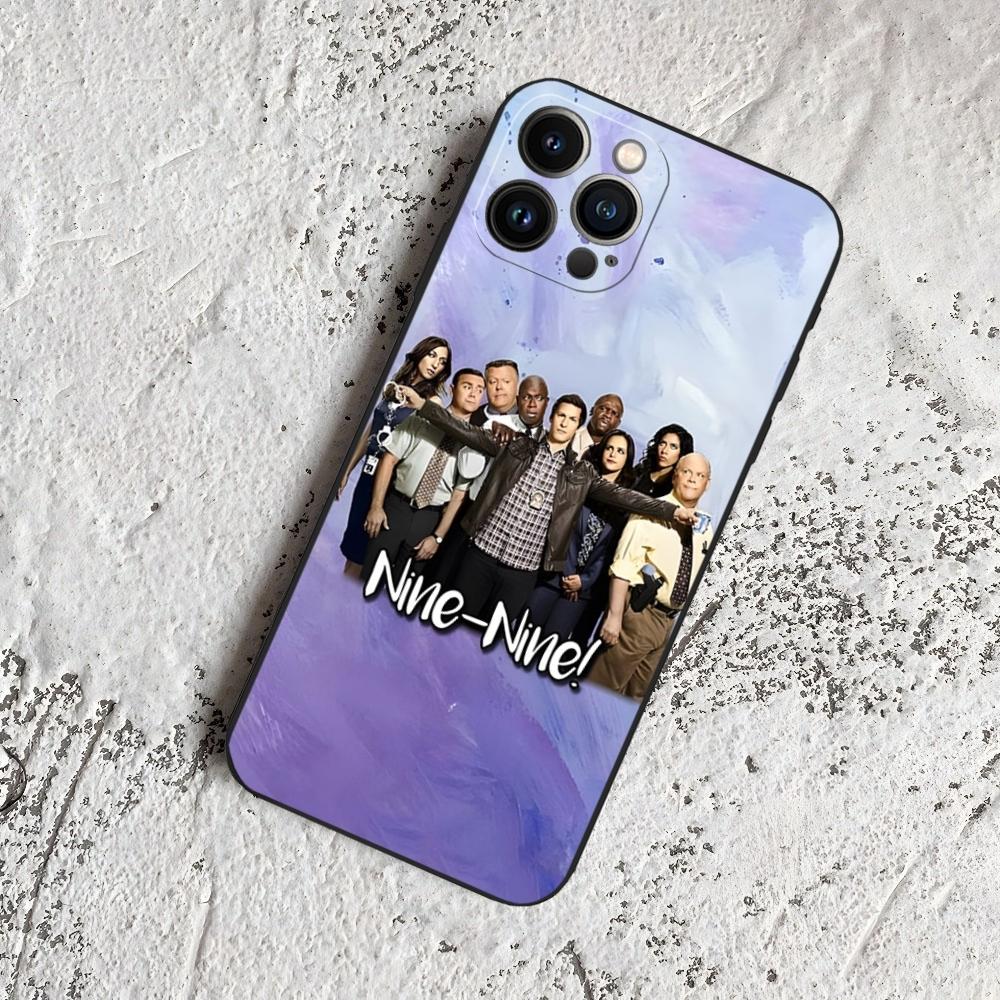 

Brooklyn Nine Nine 99 Phone Case for Iphone 16 15 14 13 12 11 Pro Max Xr X Xs Mini 8 Plus SE 2022 Black Soft Silicone Cover iPhone 12
