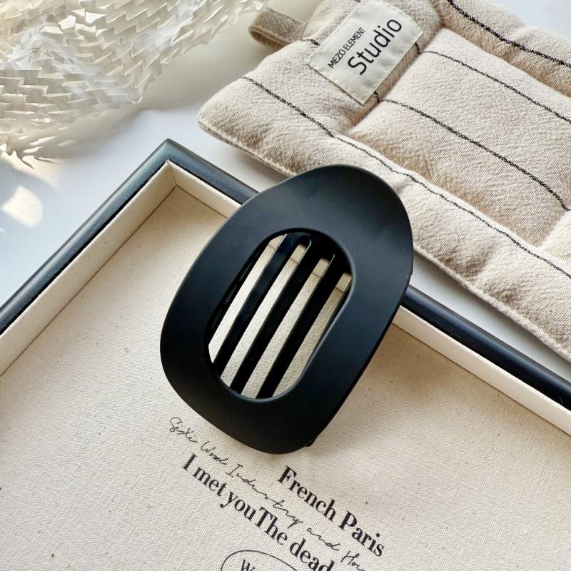 

Модні овальні зачіски-кіготь для жінок новий дизайн леопардовий матовий вигнутий плоский стиль заколки акрилові лежачи аксесуари для волосся 1PCS