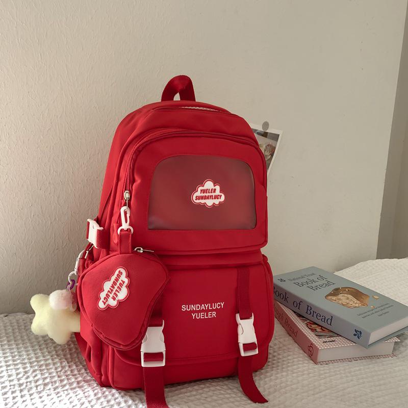Sac à dos grande capacité pour fille mignonne style collège pour voyage et école