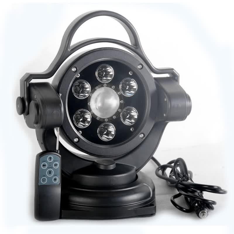 90W 360° Rotating Remote Control Magnetic Searchlight
