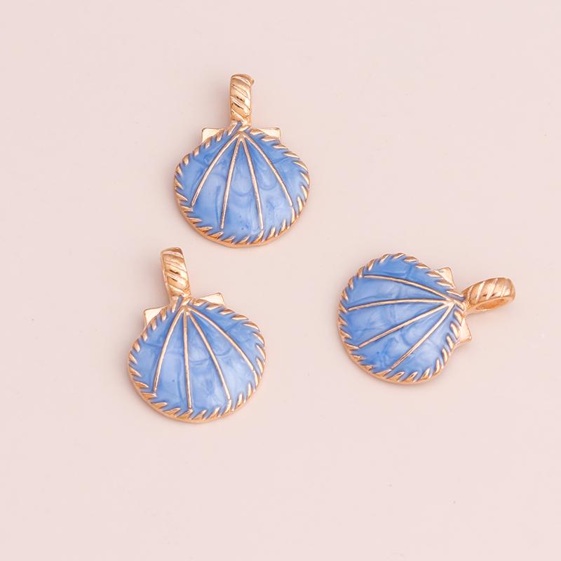 10pcs Cute Marine Life Charms for Jewelry Making Enamel Starfish Shell Mermaid Charms Pendants for DIY Necklaces Earrings Gifts