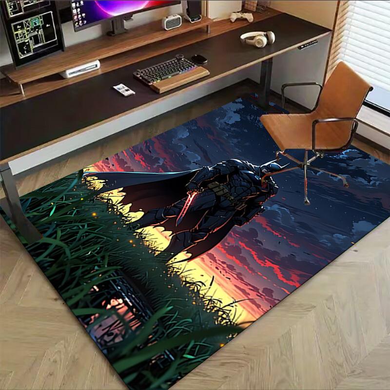 1pc Batman, Night Carpet, for Home & Office Decor, Desk Chair Carpet, Festive Gift,Conference Room CarpetL1160