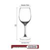 Gobelets à vin en verre de 410 ml (Paquet de 50)