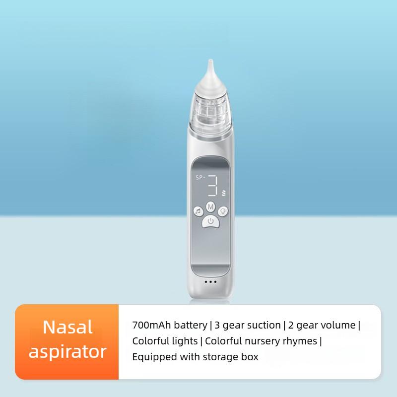 Split Type Electric Baby Nasal Aspirator Large Flow Baby Nasal Suction Device USB Rechargeable Nasal Congestion Nose Sucker
