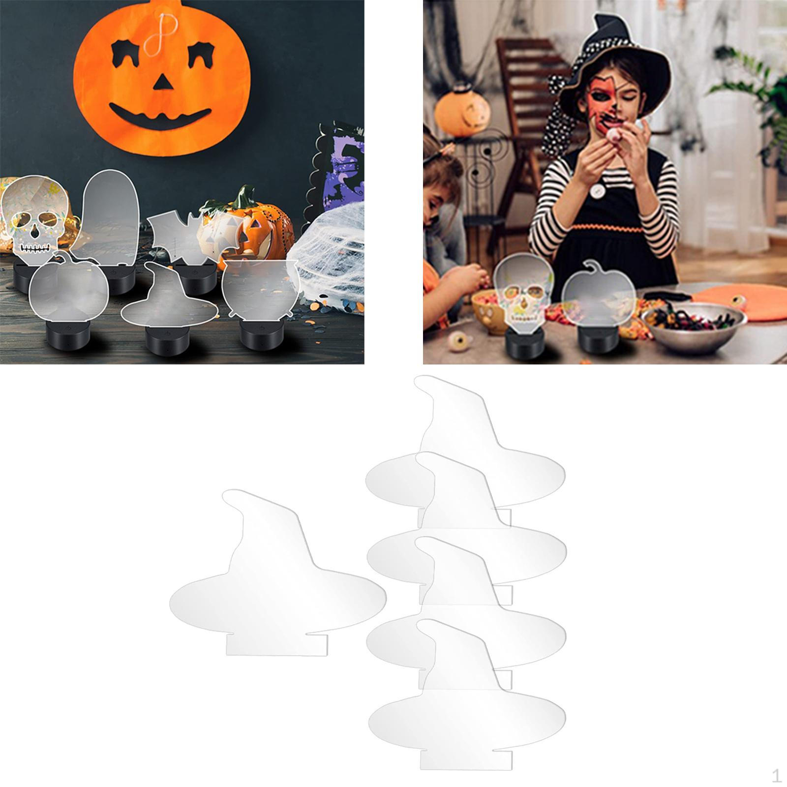 

5 Acrylic Sheet Transparent Board for Sign DIY Display Crafts Witch Hat