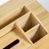 Multifunctional Tissue Box Home Living Room Creative Wood Paper Box Table Desktop Organizer Decorative Craft Ornament Remote Control Key Storage Case