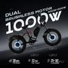 2025 NEW LUNA 1000w Electric Bike 85N-m Torque 48v 15ah Battery Color LCD Display 20*4.0 Inch Fat Tires Commuting Electric Bike