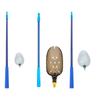 Fishing Bait Throwing Spoons Nesting Device Retractable Can Fish Bait Casting Scoop Long Throw Fixed Point Fishing Gear